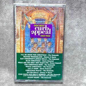 The Osmond Family Christmas Cassette Tape 1991 Curb Records New